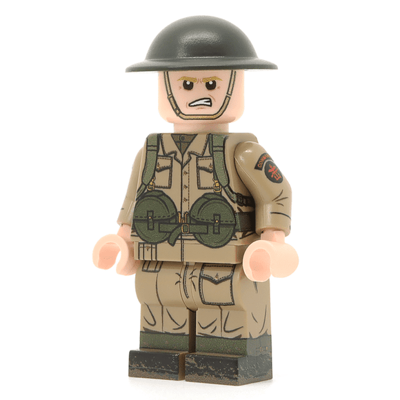 WW2 British Commando K Gunner Minifigure - United Bricks 2022 Weekend Blitz