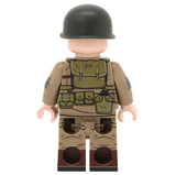 WW2 US Paratrooper Officer Minifigure - United Bricks