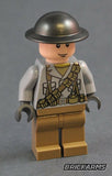 Brickarms BRODIE HELMET WW1 British for Minifigures -Pick your Color!-