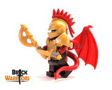Brickwarriors Custom Dragon Tail for Minifigures -Pick your Color! NEW