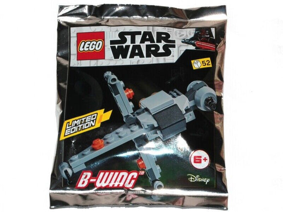 Genuine Lego B-WING Sealed Foil Pack Set - Star Wars 911950