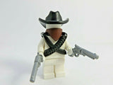 Brickwarriors BANDIT GUNSLINGER Accessory Pack for Minifigures Western Cowboy