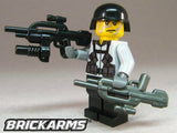 Brickarms XBR3 Battle Rifle for Mini-figures -Spartans Space Marines -NEW