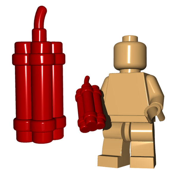 Custom Explosive Charge Toy Weapon for Minifigures -Pick your Color! NEW