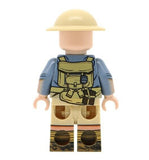 WW1 BRITISH Soldier Minifigure - United Bricks