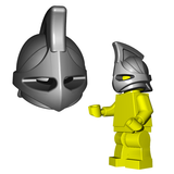 Custom RHINO Helmet -Minifigures LOTR HOBBIT Castle Knight Gladiator