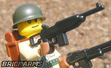 BrickArms M1 CARBINE Paratrooper Stock for Minifigs WWII Soldier USA -Pick Color