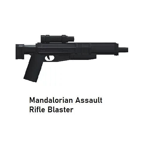 Mandalorian Assault Blaster for Minifigures -Pick Color!- Star Wars  NEW