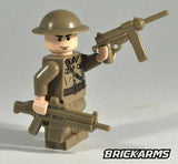 Brickarms M3 GREASE GUN for Minifigures -Pick Color!-  NEW