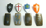 Custom KNIGHT'S SHIELD for Minifigures -Castle Elf LOTR- Pick your Color