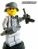 Brickarms P08 LUGER PISTOL -BLACK- for Minifigures -NEW-