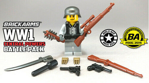 BrickArms WWI CENTRAL POWERS PACK for Minifigures -Battlefield Military Army NEW