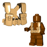 Brickwarriors BRITISH SUSPENDERS for WWII Minifigures -Pick your Color!-