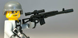 BrickArms AK-SV Sniper for Minifigures -Soldier Military Soviet -NEW- Gunmetal