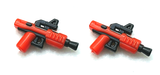 BrickArms Trooper Gear DARK BLASTER PISTOLS for Minifigs -SE-44C- NEW 2 pcs