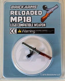 BrickArms MP18 RELOADED Weapon for Custom Minifigures -NEW -