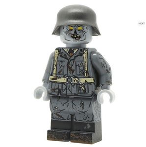 WW2 Zombie Soldier Minifigure -United Bricks Limited Edition