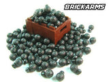 BrickArms MK2 GRENADE 4 PACK for Minifigure Weapons -Pick Color- NEW