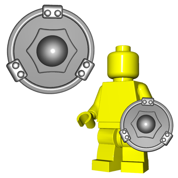 Custom Buckler Shield for Minifigures LOTR Castle -Pick your Color! NEW
