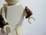 Custom Leather VAMBRACES Arm Armor for  Minifigures -Brown Black White Tan