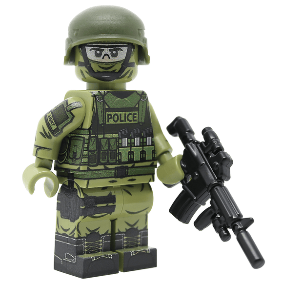 American SWAT Custom Minifigure  - United Bricks