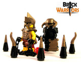 Custom HELMET Warrior Helm Crown for Minifigures LOTR Knight King Castle