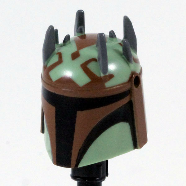 Custom MANDALORIAN Super Commando HELMET for Star Wars Minifigures -Pi