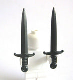 BrickArms MEDIEVAL SWORD Type XVI for Minifigs Castle LOTR Knight - Pick Color