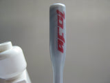Custom BASEBALL BAT For Minifigures -Silver with Red- Sports