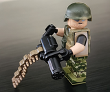 Brickarms Commando Minigun for Custom Minifigures NEW - Black/Brass