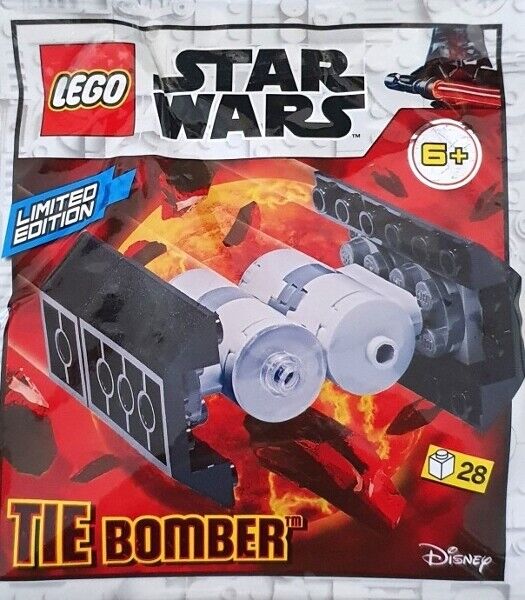 Genuine Lego IMPERIAL TIE BOMBER Sealed Foil Pack Set - Star Wars 912171