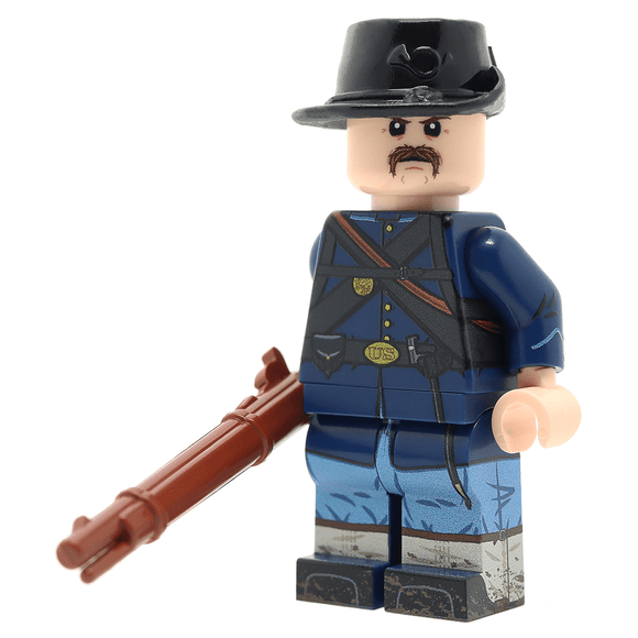 American Civil War Iron Brigade Soldier Historical Minifigure  - United Bricks