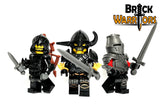 Brickwarriors BLADED VAMBRACES Arm Armor for Minifigures -NEW
