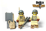 Brickwarriors FALLSCHIRMJAGER Helmet for WWII Minifigures -Pick your Color!-