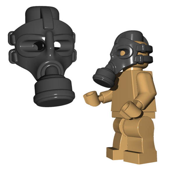 Custom GAS MASK for Minifigures-Pick your Color! WWII Soldiers