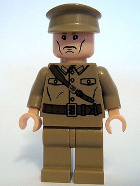 Lego Colonel Dovchenko Indiana Jones Minifigure -iaj018- from 7626 7628