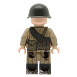 WW2 Soviet Soldier in Telogreika (PPSh-41) Minifigure - United Bricks
