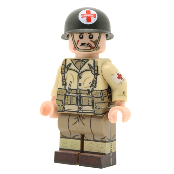WW2 U.S. Medic Minifigure - United Bricks