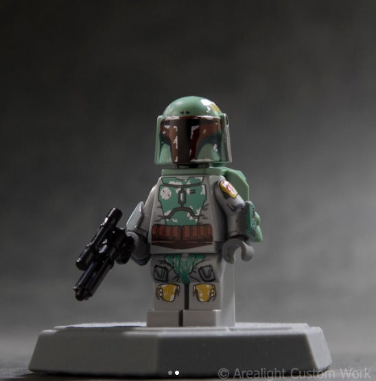 Arealight Customs Boba Fett Mandalorian Minifigure – Nashvegas Bricks