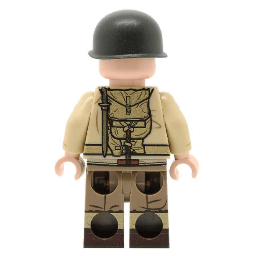 WW2 U.S. Army BAR Gunner Minifigure - United Bricks – Nashvegas Bricks