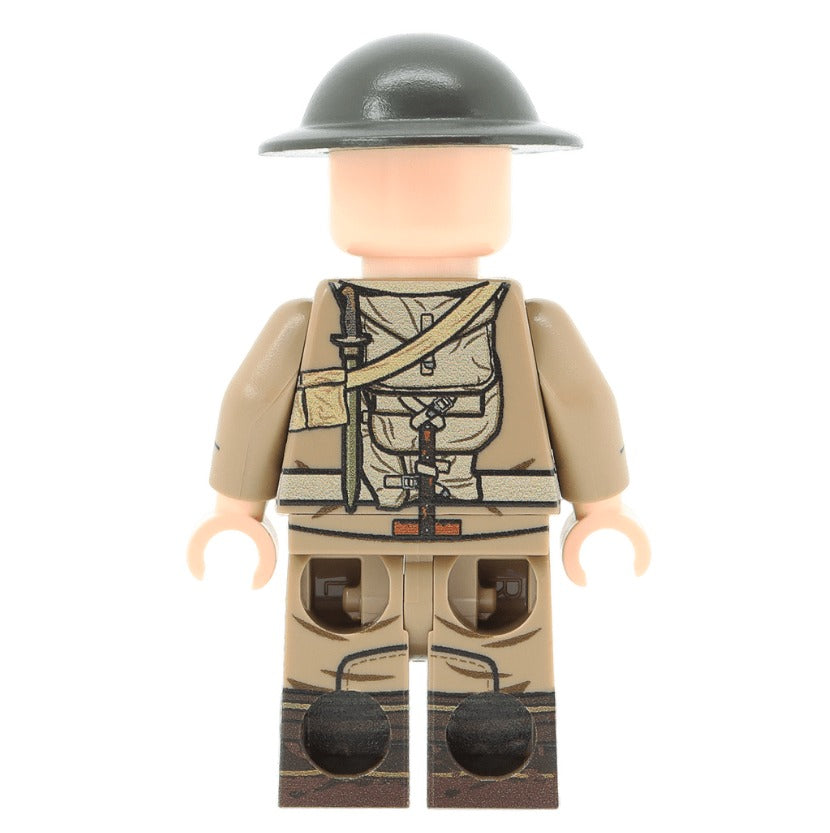 WW1 AEF Army Soldier Minifigure -United Bricks – Nashvegas Bricks