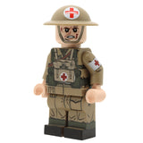 WW2 British Medic Minifigure -United Bricks
