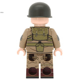 WW2 US Paratrooper Minifigure - United Bricks