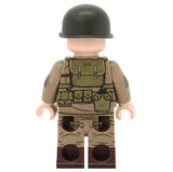 WW2 US Paratrooper Officer Minifigure - United Bricks