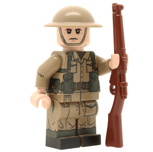 WW2 British Army Rifleman Minifigure - United Bricks