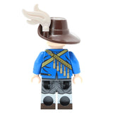 English Civil War Musketeer (Blue) Minifigure - United Bricks