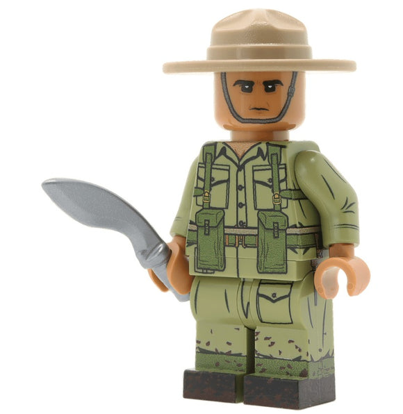 WW2 Gurkha (Burma) Minfigure -United Bricks