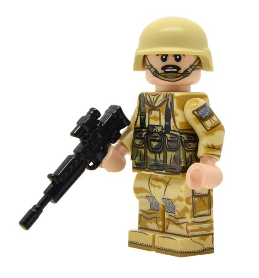 Gulf War British Soldier Minifigure - United Bricks