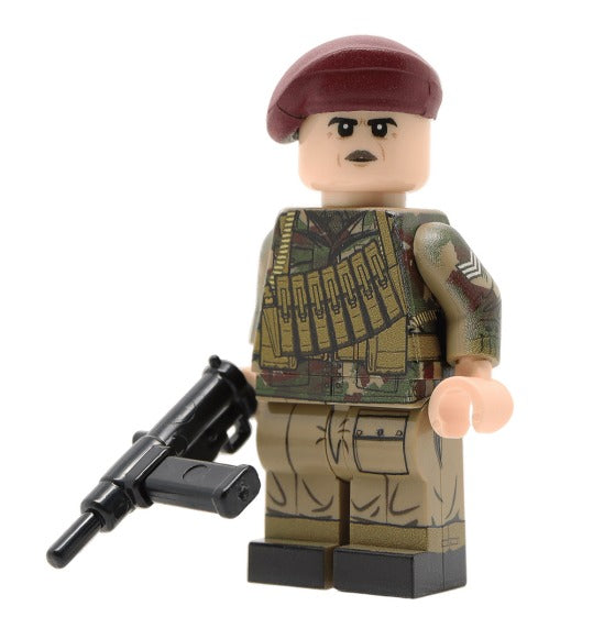 WW2 British Airborne Paratrooper Sergeant Minifigure - United Bricks