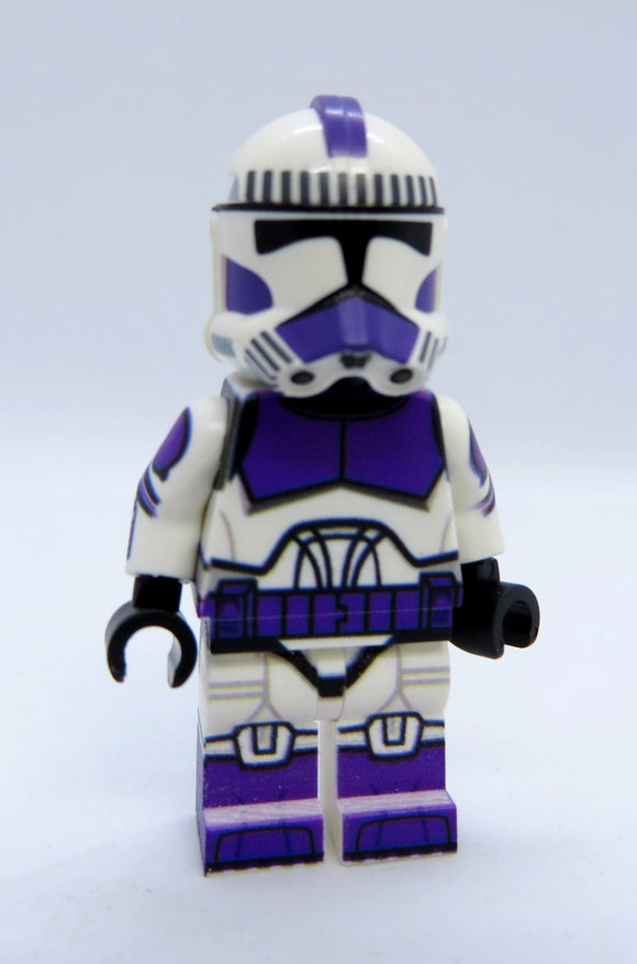 Purple Shock Trooper RP2 Clone Minifigure - 360° UV Printed